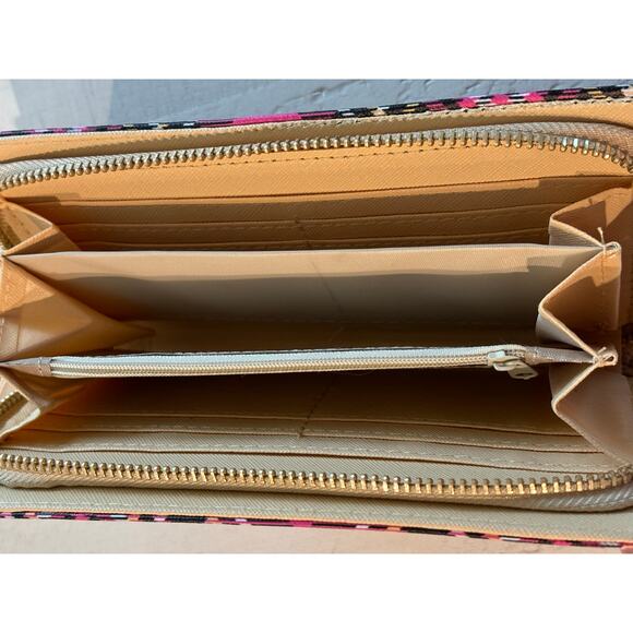 Simply Southern Pink Plaid “Oh Deer” Wallet NWT - Picture 5 of 5